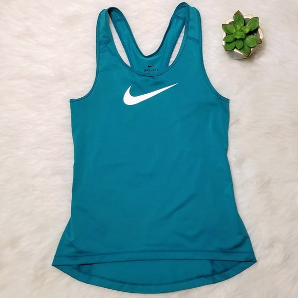 Nike Tops - Nike Dri-fit Athletic racerback tank teal